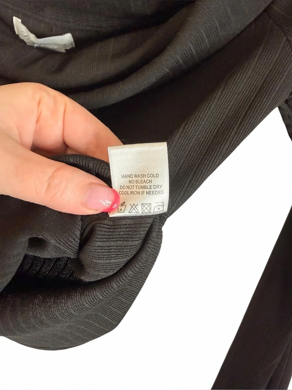 Revolve Lovers and Friends Black Fletcher Top Ribbed Women’s Size Medium NWT - Picture 9 of 11